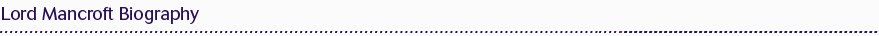 Lord Mancroft Biography